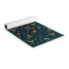 Doodle By Meg Zodiac Sun Star Print Navy (6mm) 70" X 24" Yoga Mat - Society6
