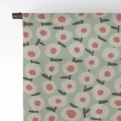 Alisa Galitsyna Dots And Flowers Single Panel Sheer Window Curtain - Society6 -Society6 Home Outlet Store GUEST 04ae323c f5fc 4951 abc9 e0975fdbcdf8