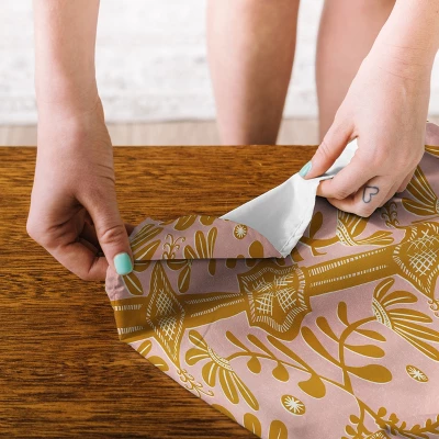 Sewzinski Boho Florals Yellow White Pink Tapestry - Society6 2 Sewzinski Boho Florals Yellow White Pink Tapestry - Society6 - Image 2