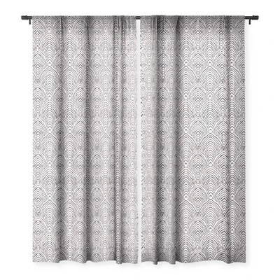 Alison Janssen Hand Drawn Deco Single Panel Sheer Window Curtain - Society6 2 Alison Janssen Hand Drawn Deco Single Panel Sheer Window Curtain - Society6 - Image 2