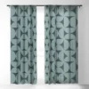 Color Poems Bold Minimalism XCIX Single Panel Sheer Window Curtain - Society6