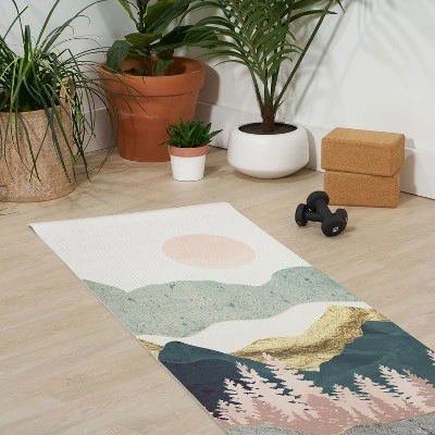 SpaceFrogDesigns Summer Vista (6mm) 24" X 70" Yoga Mat - Society6 2 SpaceFrogDesigns Summer Vista (6mm) 24" X 70" Yoga Mat - Society6 - Image 2