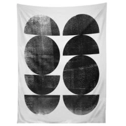 Galleryj9 Black And White Mid Century Modern Circles Tapestry - Society6 -Society6 Home Outlet Store GUEST 2ec60ad2 c813 4f0e ba02 03520bef13ce
