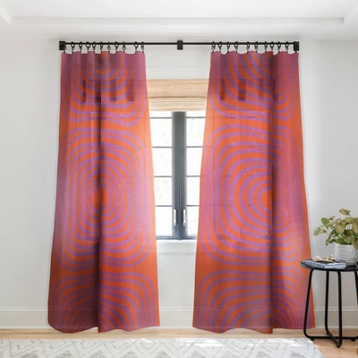 SunshineCanteen LISBOA Orange Single Panel Sheer Window Curtain - Society 6 6 SunshineCanteen LISBOA Orange Single Panel Sheer Window Curtain - Society 6 - Image 6