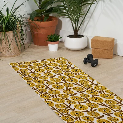 Alisa Galitsyna Mid Century Garden (6mm) 70" X 24" Yoga Mat - Society6 2 Alisa Galitsyna Mid Century Garden (6mm) 70" X 24" Yoga Mat - Society6 - Image 2