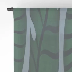 MSRYSTUDIO Retro Jungle Out Single Panel Sheer Window Curtain - Society6 -Society6 Home Outlet Store GUEST 3f3d8e29 302b 4fc7 b3bc cb329fee1698