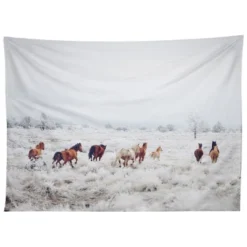 Kevin Russ Winter Horses Tapestry - Society6 -Society6 Home Outlet Store GUEST 3f40e79d 5377 48cb 9c7b 6fcc8f7abede