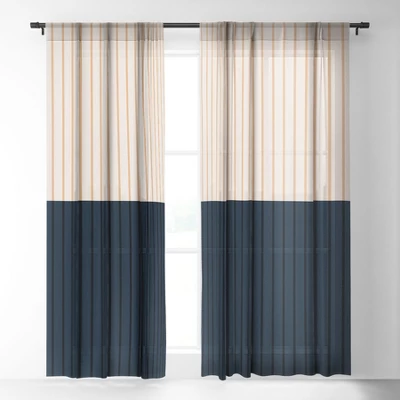 Color Poems Color Block LInes XXXX Single Panel Sheer Window Curtain - Society6 1 Color Poems Color Block LInes XXXX Single Panel Sheer Window Curtain - Society6