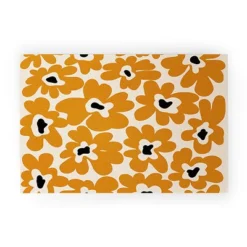 Miho Spring Summer Garden Looped Vinyl Welcome Mat - Society6 -Society6 Home Outlet Store GUEST 47c4981b 04c3 44ee 9e27 bf4023b7e2ec