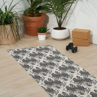 Avenie Luxury Damask Neutral (6mm) 70" X 24" Yoga Mat - Society6 2 Avenie Luxury Damask Neutral (6mm) 70" X 24" Yoga Mat - Society6 - Image 2