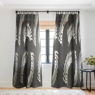 Lola Terracota When The Leaves Become Wings Single Panel Sheer Window Curtain - Society6 3 Lola Terracota When The Leaves Become Wings Single Panel Sheer Window Curtain - Society6 - Image 3