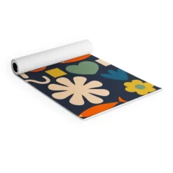 Kierkegaard Design Studio Cute Miscellany Rainbow Floral (6mm) 70" X 24" Yoga Mat - Society6