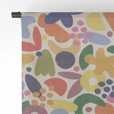 Alisa Galitsyna Bright Abstract Pattern 1 Single Panel Sheer Window Curtain - Society6 3 Alisa Galitsyna Bright Abstract Pattern 1 Single Panel Sheer Window Curtain - Society6 - Image 3