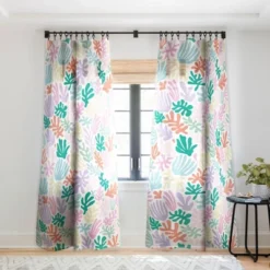 Avenie Matisse Inspired Shapes Pastel Single Panel Sheer Window Curtain - Society6 -Society6 Home Outlet Store GUEST 64262c05 8bcc 49ff 9d0b 96b2024e498f