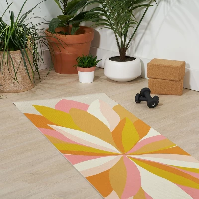 Sunshinecanteen Dahlia Bloom (6mm) 24" X 70" Yoga Mat - Society6 2 Sunshinecanteen Dahlia Bloom (6mm) 24" X 70" Yoga Mat - Society6 - Image 2