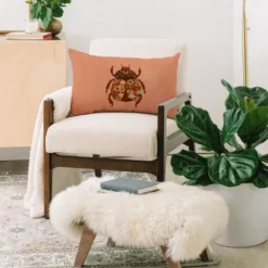 Lebrii Flower Beetle I Oblong Throw Pillow - Society6