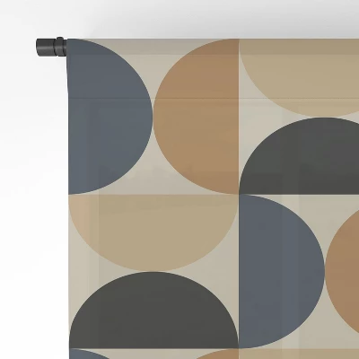 Color Poems Bold Minimalism XII Single Panel Sheer Window Curtain - Society6 3 Color Poems Bold Minimalism XII Single Panel Sheer Window Curtain - Society6 - Image 3