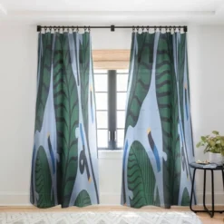 MSRYSTUDIO Retro Jungle Out Single Panel Sheer Window Curtain - Society6 -Society6 Home Outlet Store GUEST 71be7cb7 af81 4939 98f4 26ac9b2fe42b