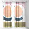 Dan Hobday Art Nature 1 Single Panel Sheer Window Curtain - Society6