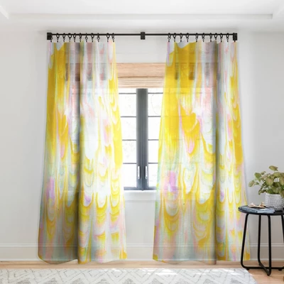 SunshineCanteen Marbled Pastel Dreams Single Panel Sheer Window Curtain - Society 6 6 SunshineCanteen Marbled Pastel Dreams Single Panel Sheer Window Curtain - Society 6 - Image 6