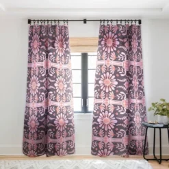 Sewzinski Boho Florals Single Panel Sheer Window Curtain - Society6 -Society6 Home Outlet Store GUEST 7c950ba8 b276 4441 8d78 8fbc816559ce