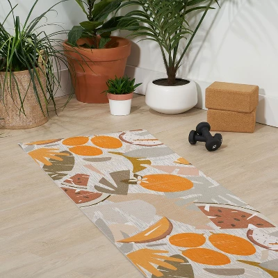 Evamatise Tiki Picnic Mid Century Modern (6mm) 70" X 24" Yoga Mat - Society6 2 Evamatise Tiki Picnic Mid Century Modern (6mm) 70" X 24" Yoga Mat - Society6 - Image 2