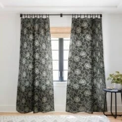 Avenie Cottage Garden VIII Single Panel Sheer Window Curtain - Society6 -Society6 Home Outlet Store GUEST 82690f5e 772b 4515 96d5 837fba83f977