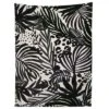 Marta Barragan Camarasa Wild Abstract Jungle On Black Tapestry - Society6