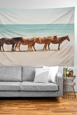 Kevin Russ Summer Beach Horses Tapestry - Society6 1 Kevin Russ Summer Beach Horses Tapestry - Society6