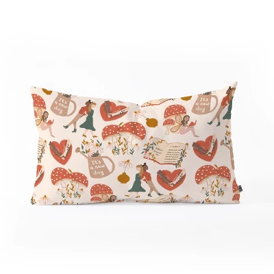 Dash And Ash Woodland Friends Oblong Throw Pillow - Society6 2 Dash And Ash Woodland Friends Oblong Throw Pillow - Society6 - Image 2