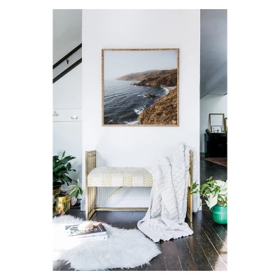 Garrett Lockh The Waves Framed Wall Art Blue - Society6 1 Garrett Lockh The Waves Framed Wall Art Blue - Society6
