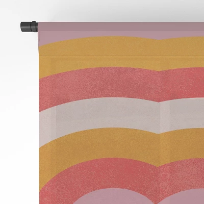 Showmemars Love Yourself Retro Type Single Panel Sheer Window Curtain - Society 6 3 Showmemars Love Yourself Retro Type Single Panel Sheer Window Curtain - Society 6 - Image 3