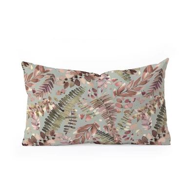 Ninola Design Ferns Foliage Nature Green Oblong Throw Pillow - Society6 2 Ninola Design Ferns Foliage Nature Green Oblong Throw Pillow - Society6 - Image 2