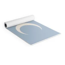Colour Poems Moon Minimalism Blue (6mm) 70" X 24" Yoga Mat - Society6