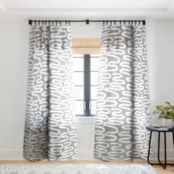 Holli Zollinger Ceres Ani Grey Single Panel Sheer Window Curtain - Society6 -Society6 Home Outlet Store GUEST 93807ce6 8cf1 4dbd 9217 eaf682d9422d