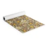 Sewzinski Retro Flowers On Brown (6mm) 24" X 70" Yoga Mat - Society6
