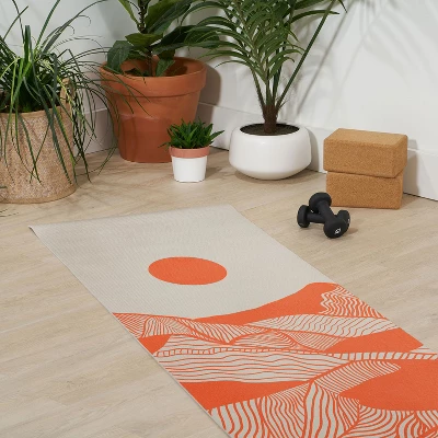 Viviana Gonzalez Vintage Mountains Line Art (6mm) 24" X 70" Yoga Mat - Society6 2 Viviana Gonzalez Vintage Mountains Line Art (6mm) 24" X 70" Yoga Mat - Society6 - Image 2