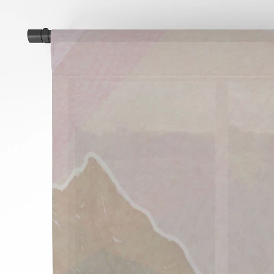 Sewzinski Pastel Mountains Single Panel Sheer Window Curtain - Society6 3 Sewzinski Pastel Mountains Single Panel Sheer Window Curtain - Society6 - Image 3