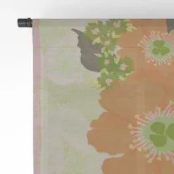 Sewzinski Retro Orange Flowers Single Panel Sheer Window Curtain - Society6 8 Sewzinski Retro Orange Flowers Single Panel Sheer Window Curtain - Society6 -Society6 Home Outlet Store GUEST 9a3e579f ac77 438f b40d c1eda075e6ad