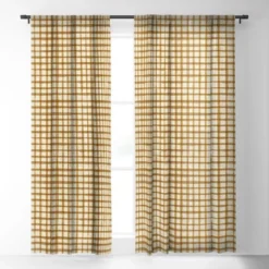 Avenie Cottage Garden IX Single Panel Sheer Window Curtain - Society6