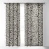 Alisa Galitsyna LOVEly Garden 50" X 108" Single Panel Sheer Window Curtain - Society 6