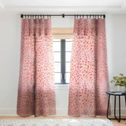 Alisa Galitsyna Vibrant Summer Pattern 2 Single Panel Sheer Window Curtain - Society6 -Society6 Home Outlet Store GUEST a6463cfa 7448 414b 9b50 21a61b7a6fb3