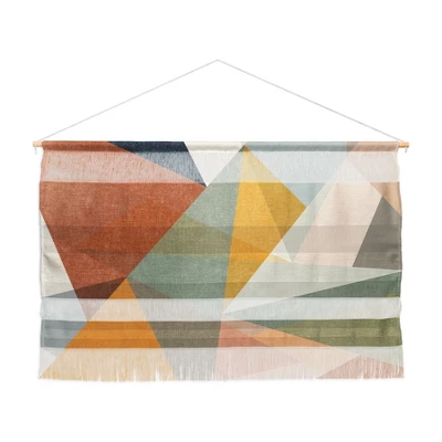 Little Arrow Design Co Modern Triangle Mosaic Multi Landscape Fiber Wall Hanging - Society6 3 Little Arrow Design Co Modern Triangle Mosaic Multi Landscape Fiber Wall Hanging - Society6 - Image 3