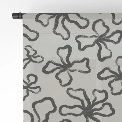 Alisa Galitsyna Dancing Flowers Single Panel Sheer Window Curtain - Society6 3 Alisa Galitsyna Dancing Flowers Single Panel Sheer Window Curtain - Society6 - Image 3