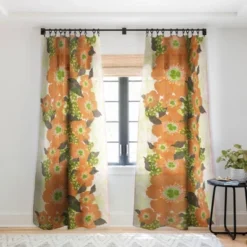 Sewzinski Retro Orange Flowers Single Panel Sheer Window Curtain - Society6 11 Sewzinski Retro Orange Flowers Single Panel Sheer Window Curtain - Society6 -Society6 Home Outlet Store GUEST afb90a25 a4a9 485b 9646 155ee7c61af4