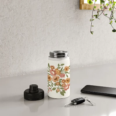 Lebrii Freya Flowers Water Bottle - Society6 3 Lebrii Freya Flowers Water Bottle - Society6 - Image 3