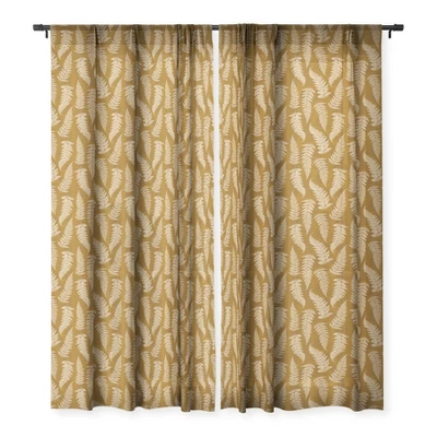 Avenie Countryside Garden Ferns Single Panel Sheer Window Curtain - Society6 2 Avenie Countryside Garden Ferns Single Panel Sheer Window Curtain - Society6 - Image 2