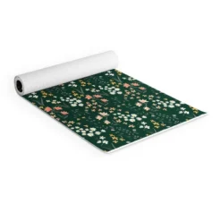 Emanuela Carratoni Meadow Flowers Theme (6mm) 70" X 24" Yoga Mat - Society6