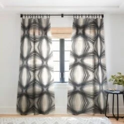 Sewzinski Modern Lines Grays Single Panel Sheer Window Curtain - Society6 -Society6 Home Outlet Store GUEST be3bc3c0 d366 46a4 bf91 51c9f50023f2