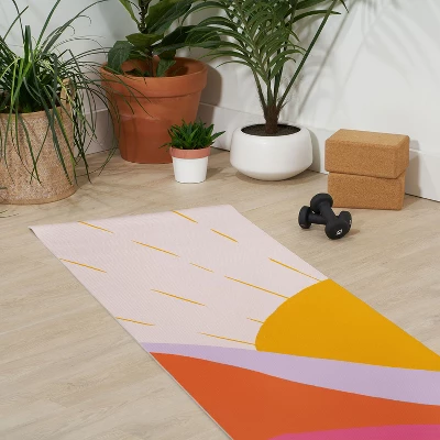 Sunshinecanteen Laurel Canyon Sunrise (6mm) 24" X 70" Yoga Mat - Society6 2 Sunshinecanteen Laurel Canyon Sunrise (6mm) 24" X 70" Yoga Mat - Society6 - Image 2